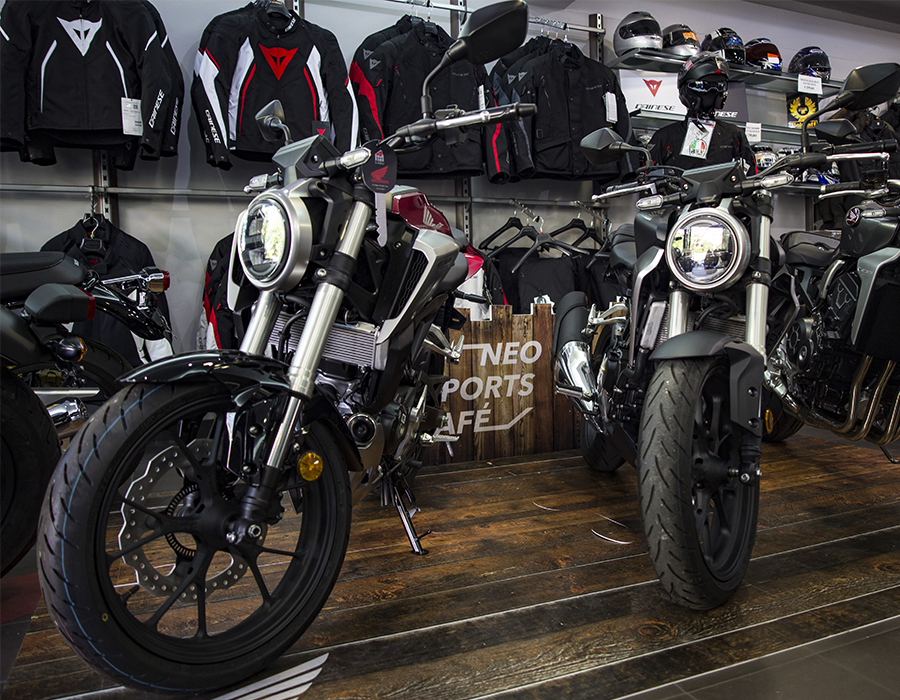 Showroom moto Nardini Honda a Roma Velletri